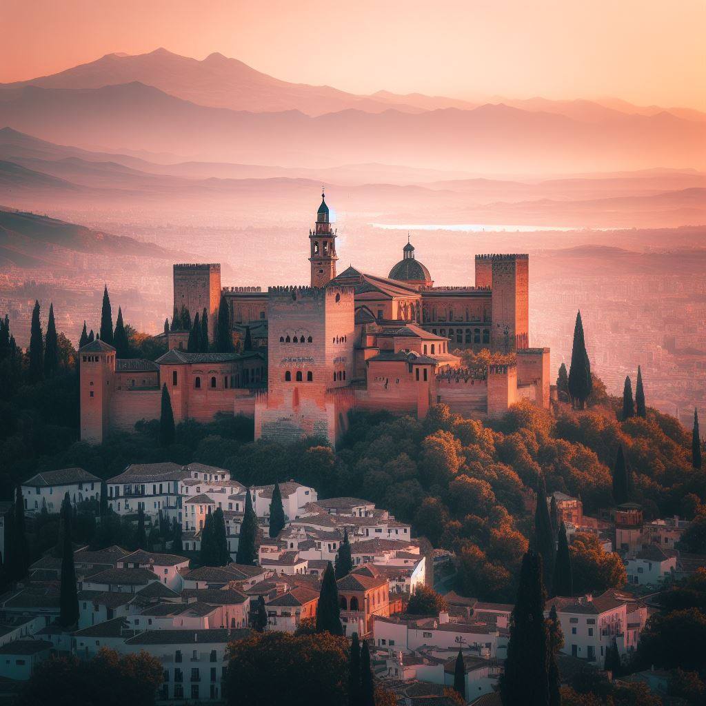 Imagen secundaria 2 - María Pérez, los jugadores del Granada CF y la Alhambra al atardecer