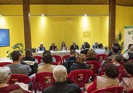 Presentación del libro en Los Villares.