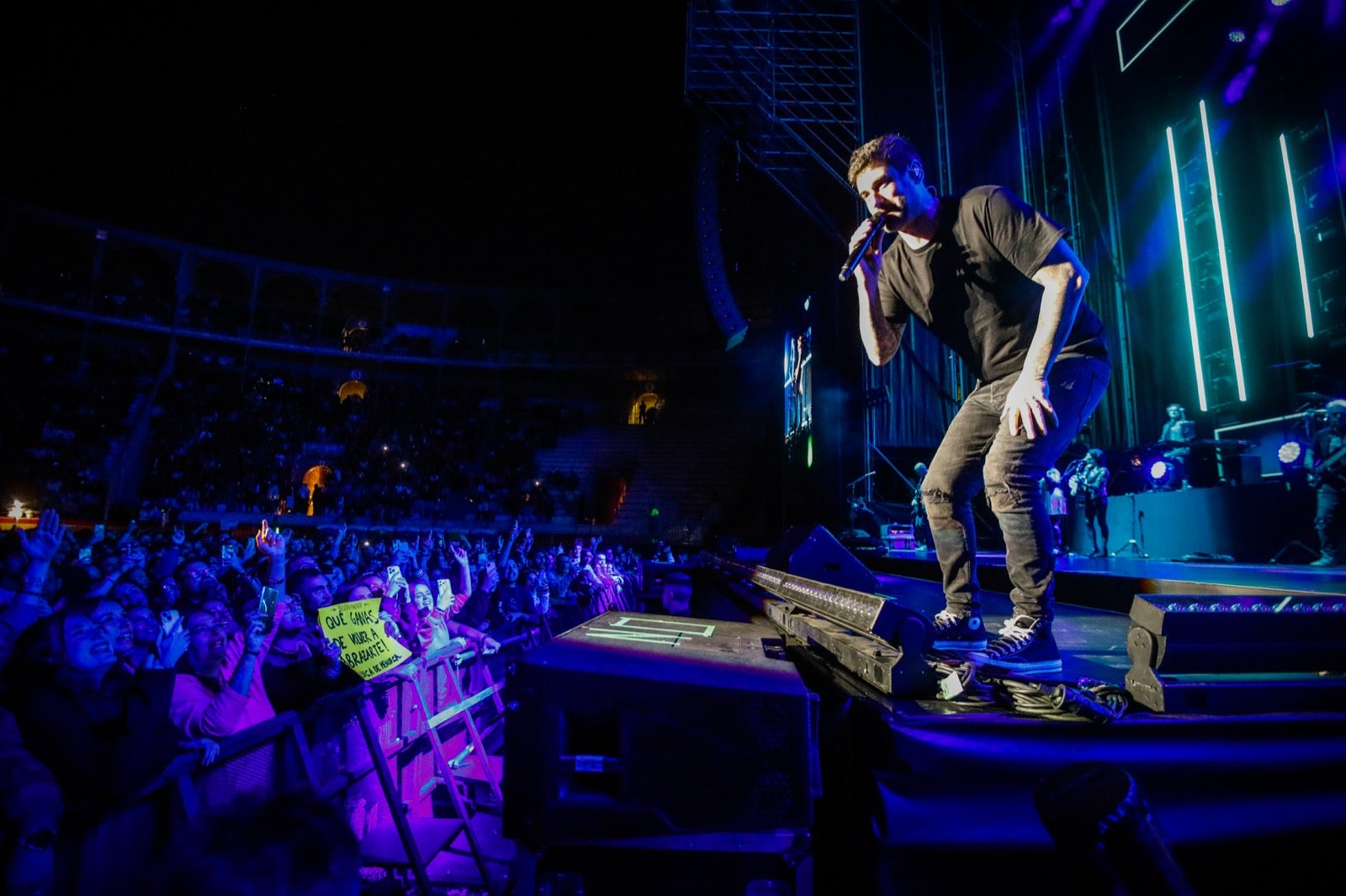 Las imágenes de la actuación de Melendi en la Plaza de Toros