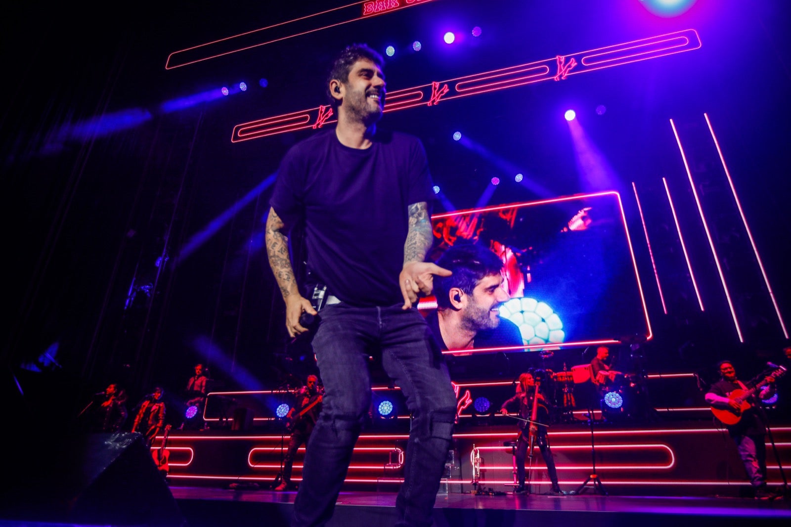 Las imágenes de la actuación de Melendi en la Plaza de Toros