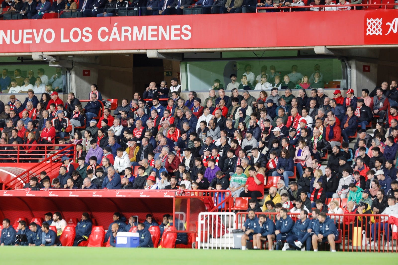 Encuéntrate en la grada de Los Cármenes en el Granada-Villarreal