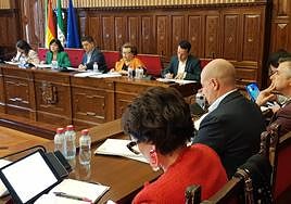 Diputados del equipo de gobierno del PSOE.