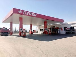 Gasolinera de Cepsa en una localidad de Andalucía.