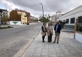 Visita de Catalina Madueño a Pozo Alcón.