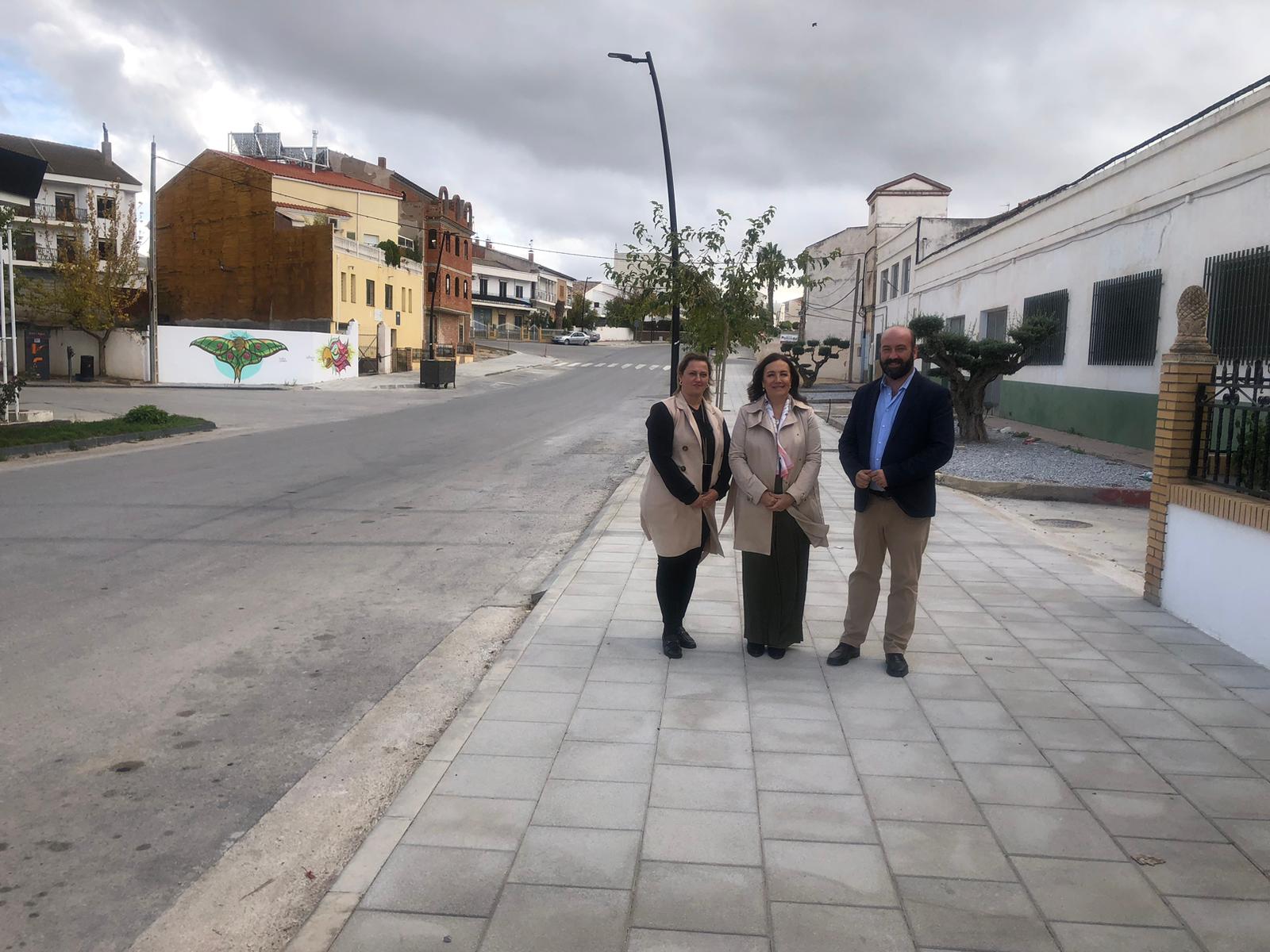 Visita de Catalina Madueño a Pozo Alcón.