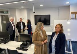 visita de la delegada de Salud al Centro de Formación y Casa Hogar Betania.