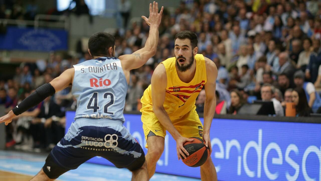 El Barça de Nikola Kalinic no dio opción al Breogán