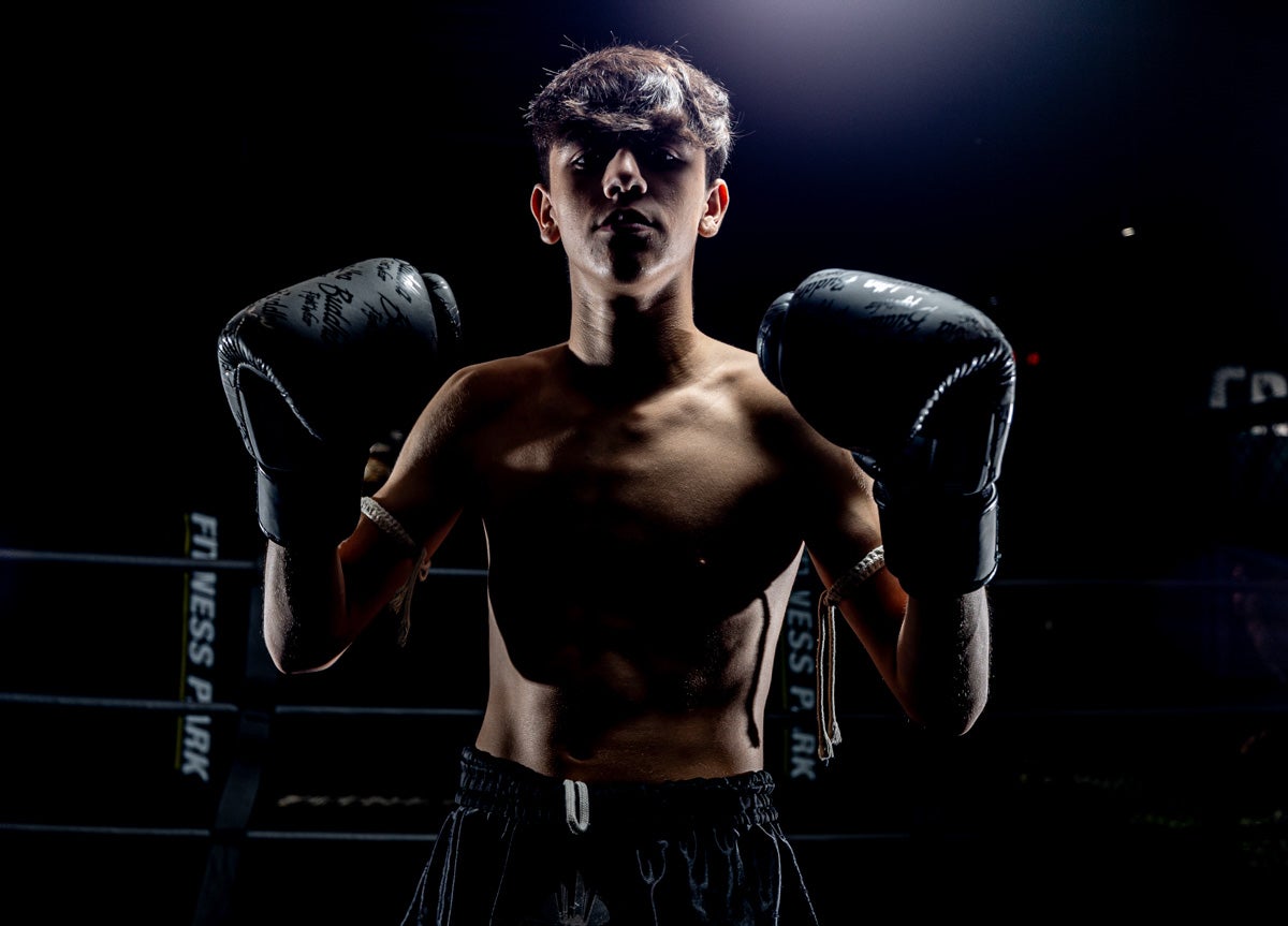 Alejandro Palma, campeón de España en muay thai con solo 13 años