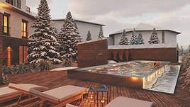 El área de spa del hotel The Mountains Hotel que se abrirá el próximo 1 de diciembre.