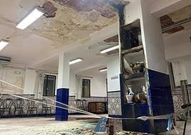 Estado de la sede de la Asociación de Jubilados de Jaén.