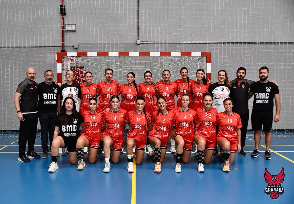 Equipo del Balonmano Ciudad de Granada.