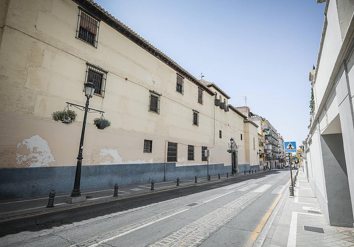 Fachada del Convento de las Vistillas, en el Realejo.