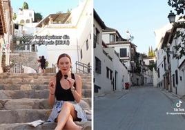 Así fue la visita viral de una americana a Granada.