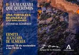 'Una fortaleza milenaria o casi bimilenaria' protagoniza mañana la conferencia de 'La Alcazaba que queremos'
