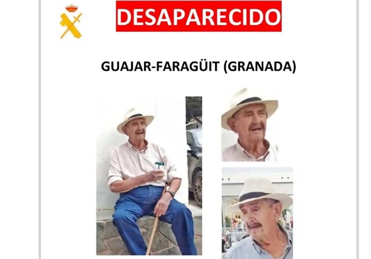 Continúa la búsqueda del anciano desaparecido en Los Guájares, ya sin medios aéreos ni perros