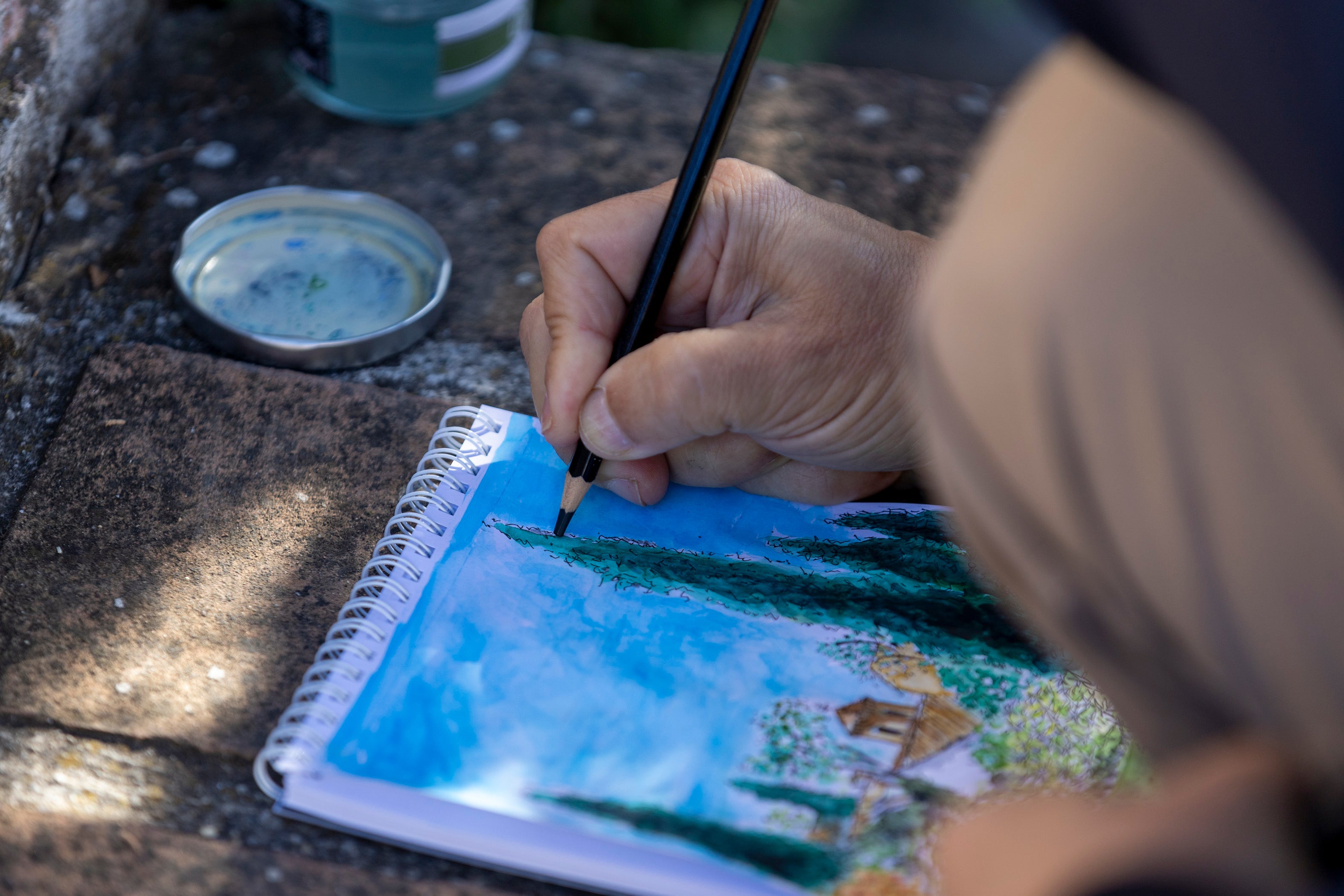 Las imágenes del concurso de pintura de la Fundación AguaGranada