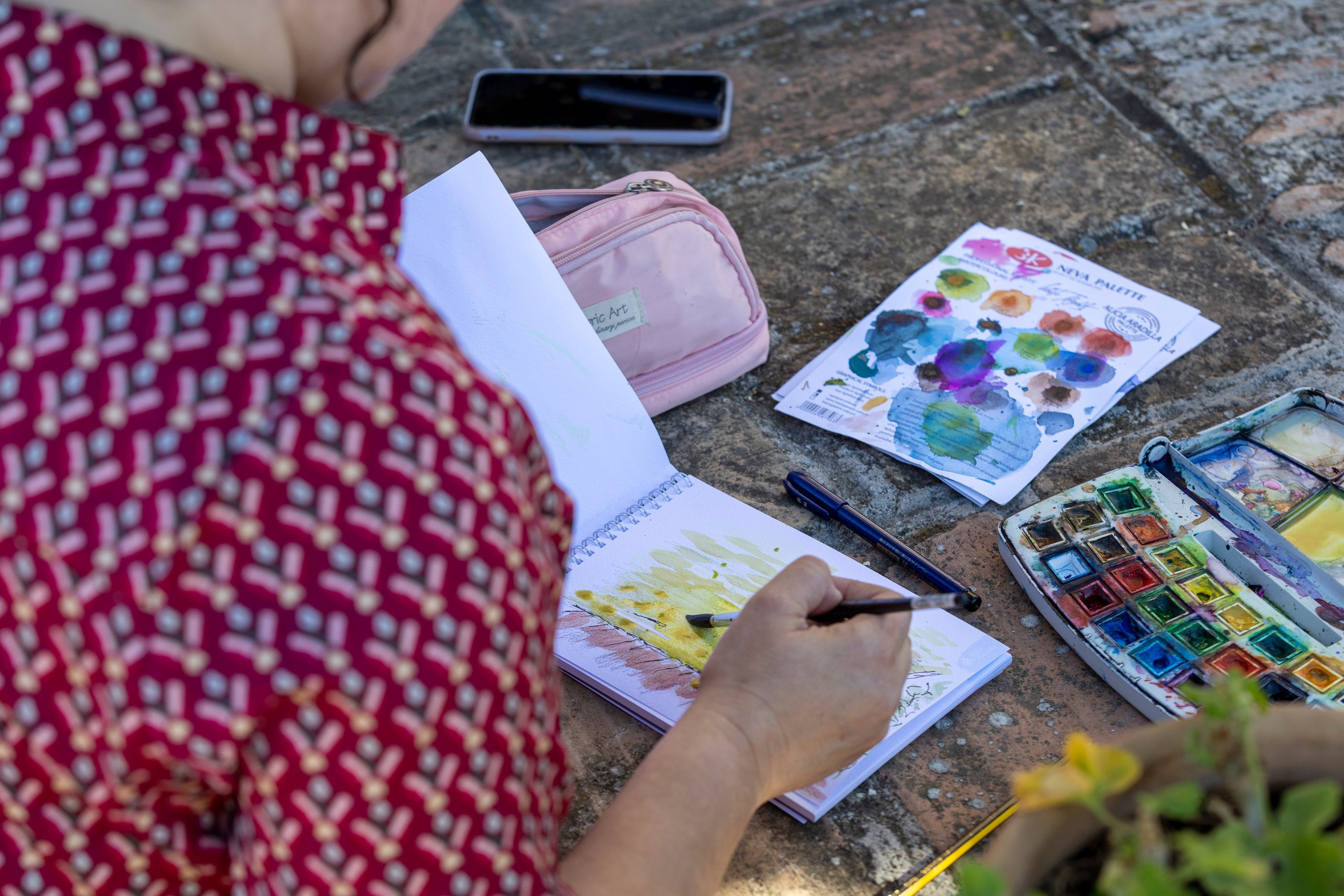 Las imágenes del concurso de pintura de la Fundación AguaGranada