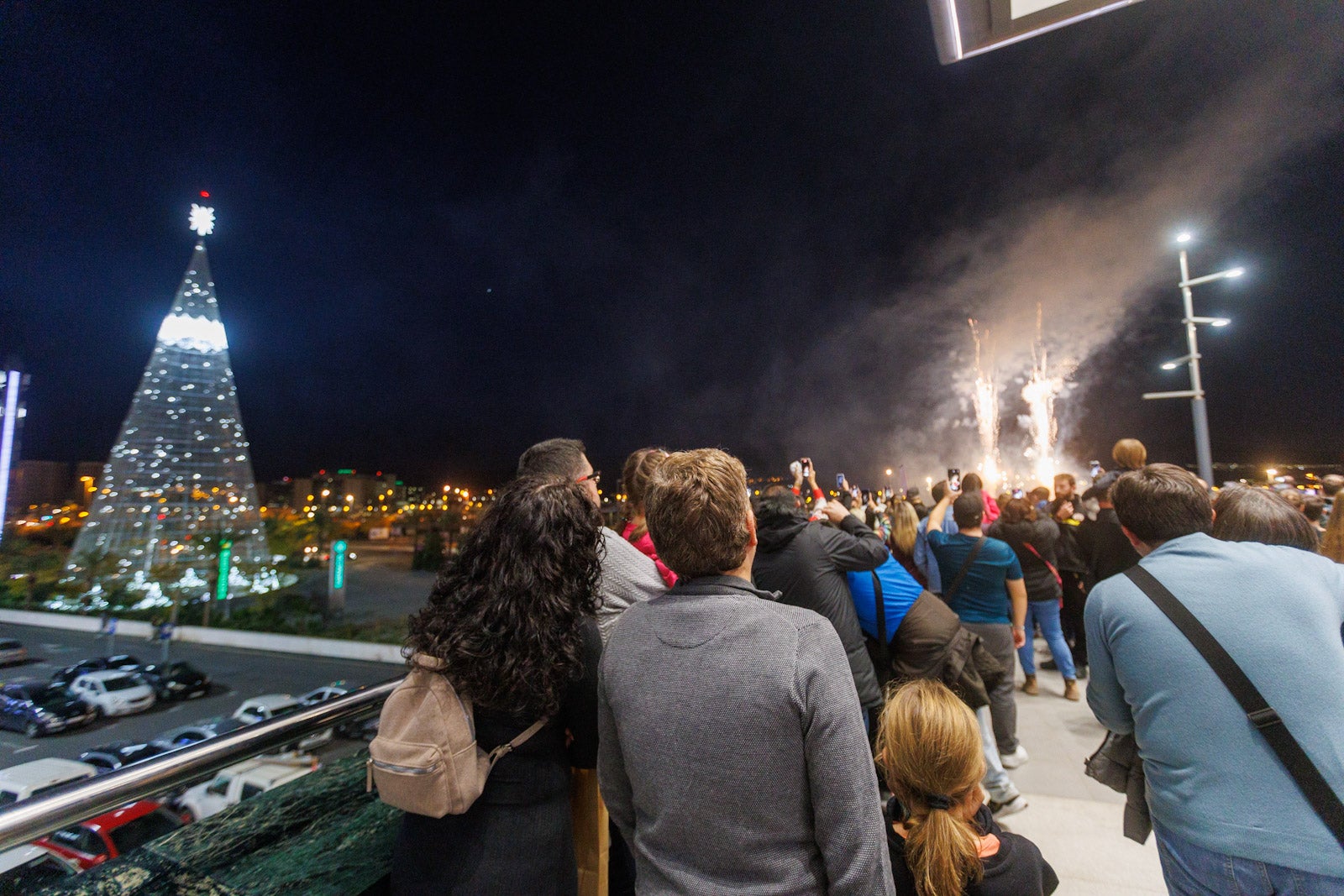 Así ha sido el encendido de las luces navideñas del Nevada