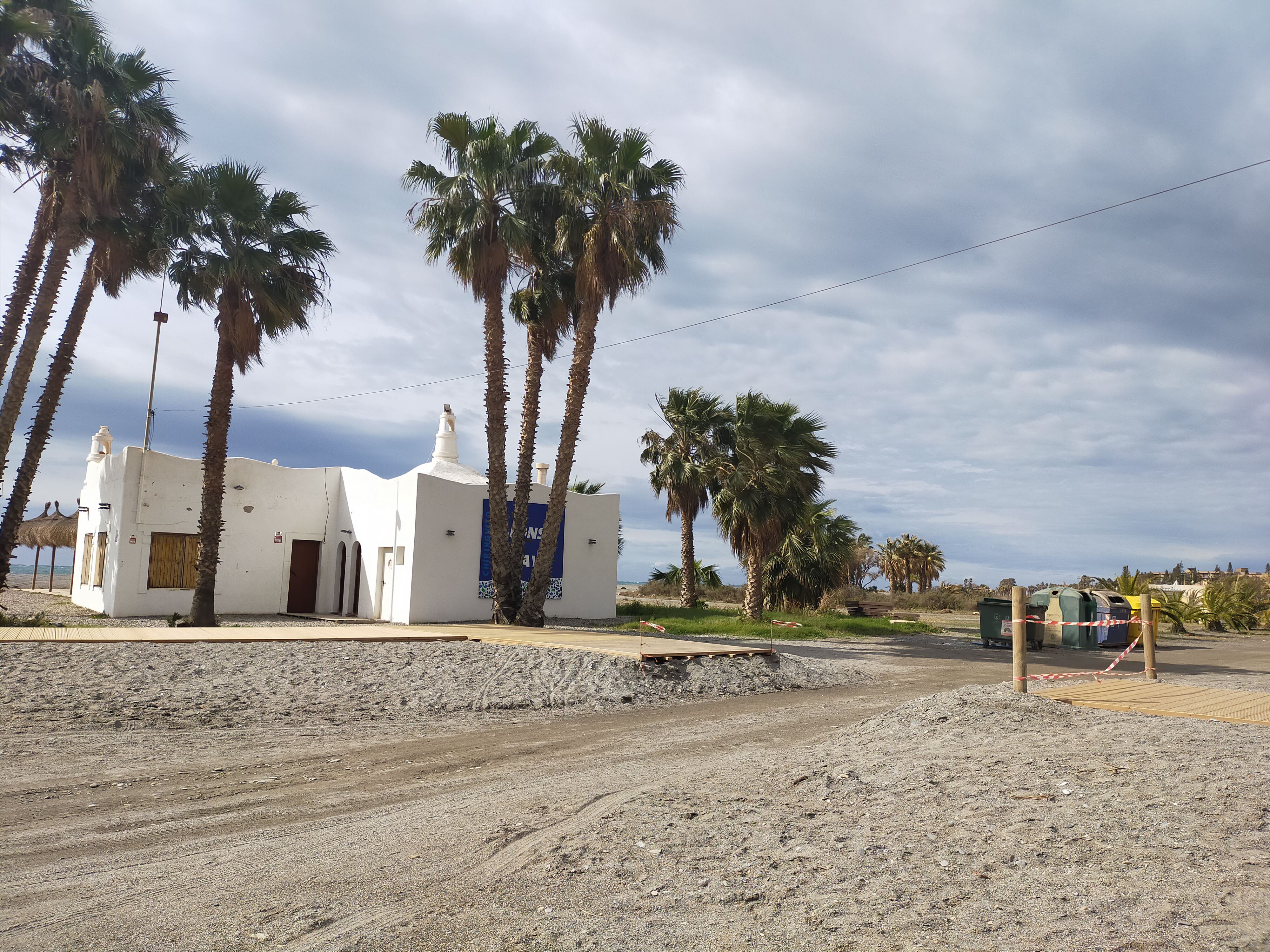 La playa de Poniente en Motril.