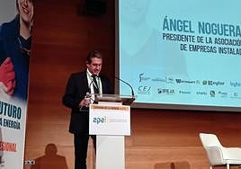 Angel Noguera, presidente de la Asociación Profesional de Empresas Instaladoras de Jaén.