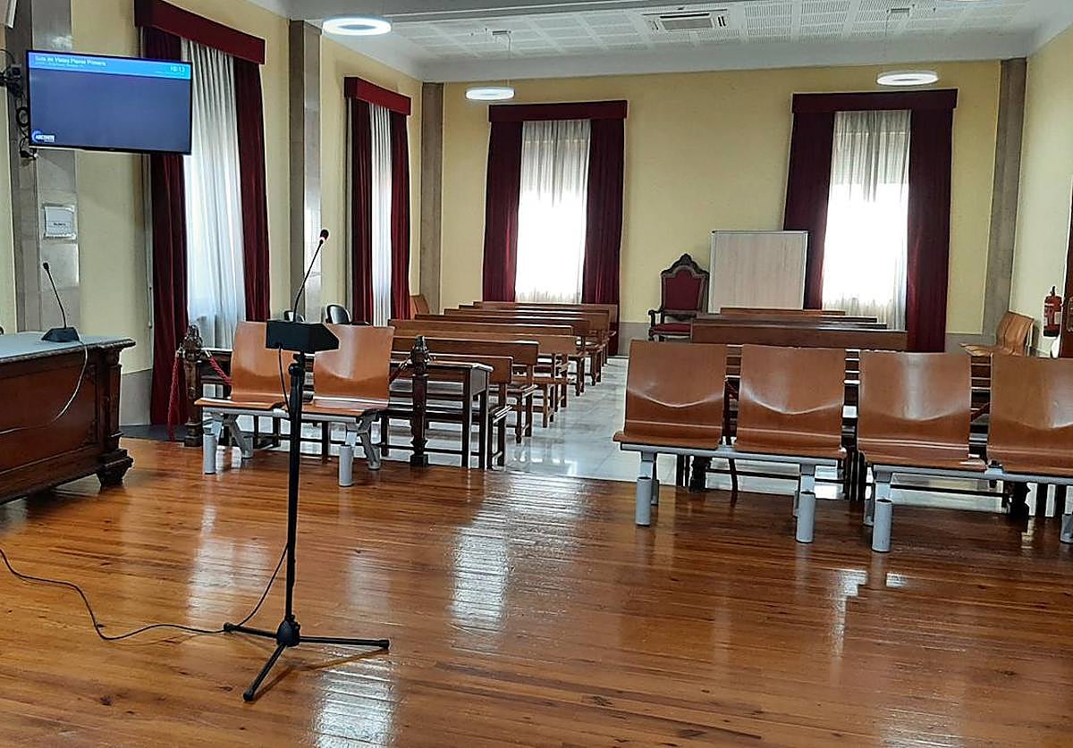 Sala de vistas de la Audiencia Pronvicial de Jaén.