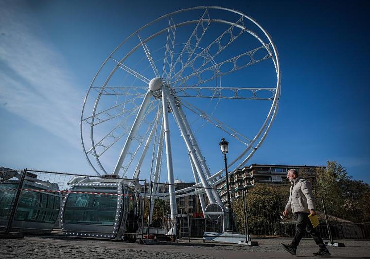 La noria, ubicada este año en el Palacio de Congresos.