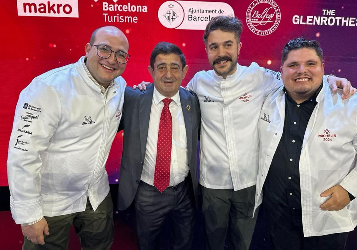 Javier Jurado (Malak), Francisco Reyes, Juan Carlos García (Vandelvira) y Juan José Mesa (Radis).