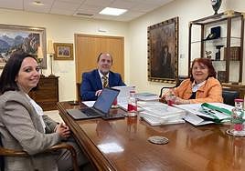 Marta Torres, Nicolás Ruiz y Fanny Rubio.