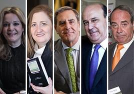 Ángeles Orantes, Remedios Sánchez, Leandro Cabrera, Andrés Ollero y Manuel Titos.