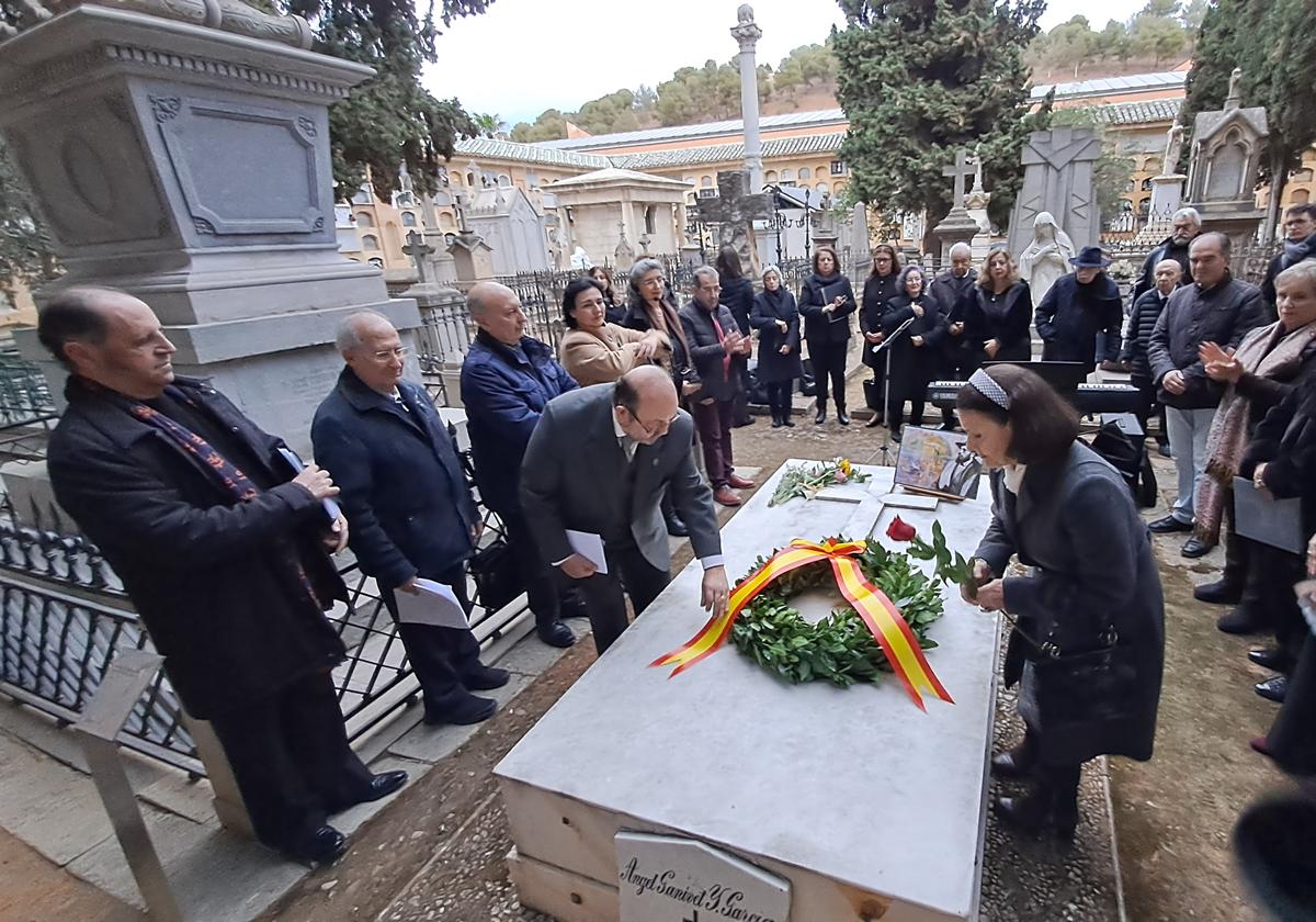 Homenaje del Centro Artístico a Ángel Ganivet en el 125 aniversario de su muerte.