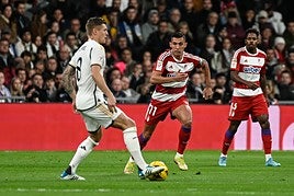 Las imágenes del Real Madrid-Granada a pie de campo