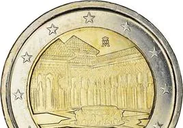 Este es el precio real de la moneda de euros de la Alhambra.