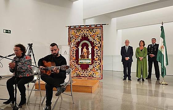 Momento en el acto institucional en el Museo Íbero de Jaén.