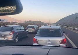 Atasco en una carretera, de archivo.