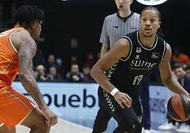 Melwin Pantzar, crucial en la victoria del Surne Bilbao en Valencia