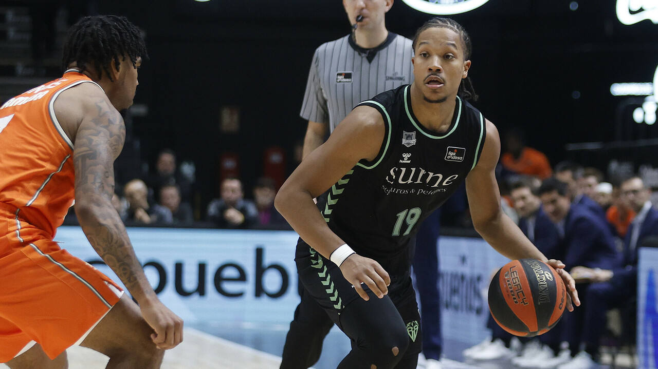 Melwin Pantzar, crucial en la victoria del Surne Bilbao en Valencia