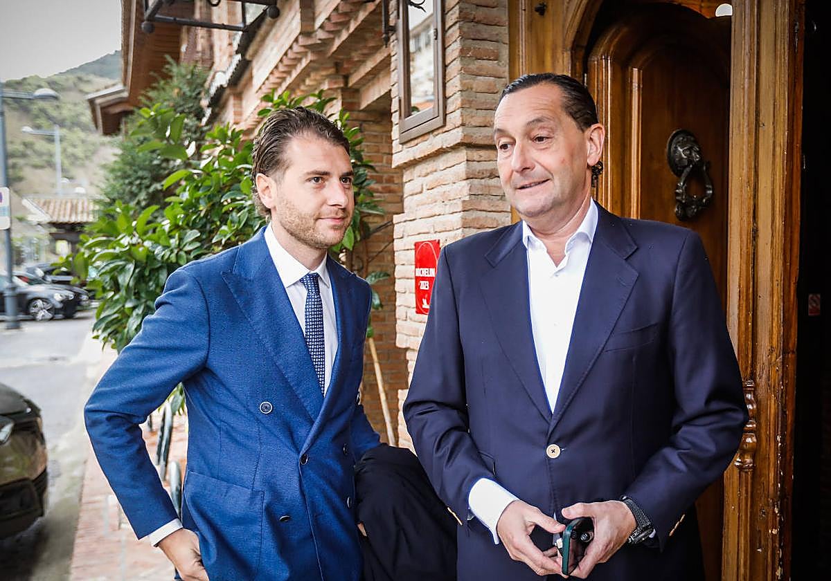 Matteo Tognozzi y Alfredo García Amado.