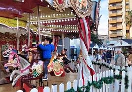 Mercado Navideño en la Plaza de la Constitución.