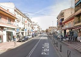 Calle en la que se han producido los hechos.