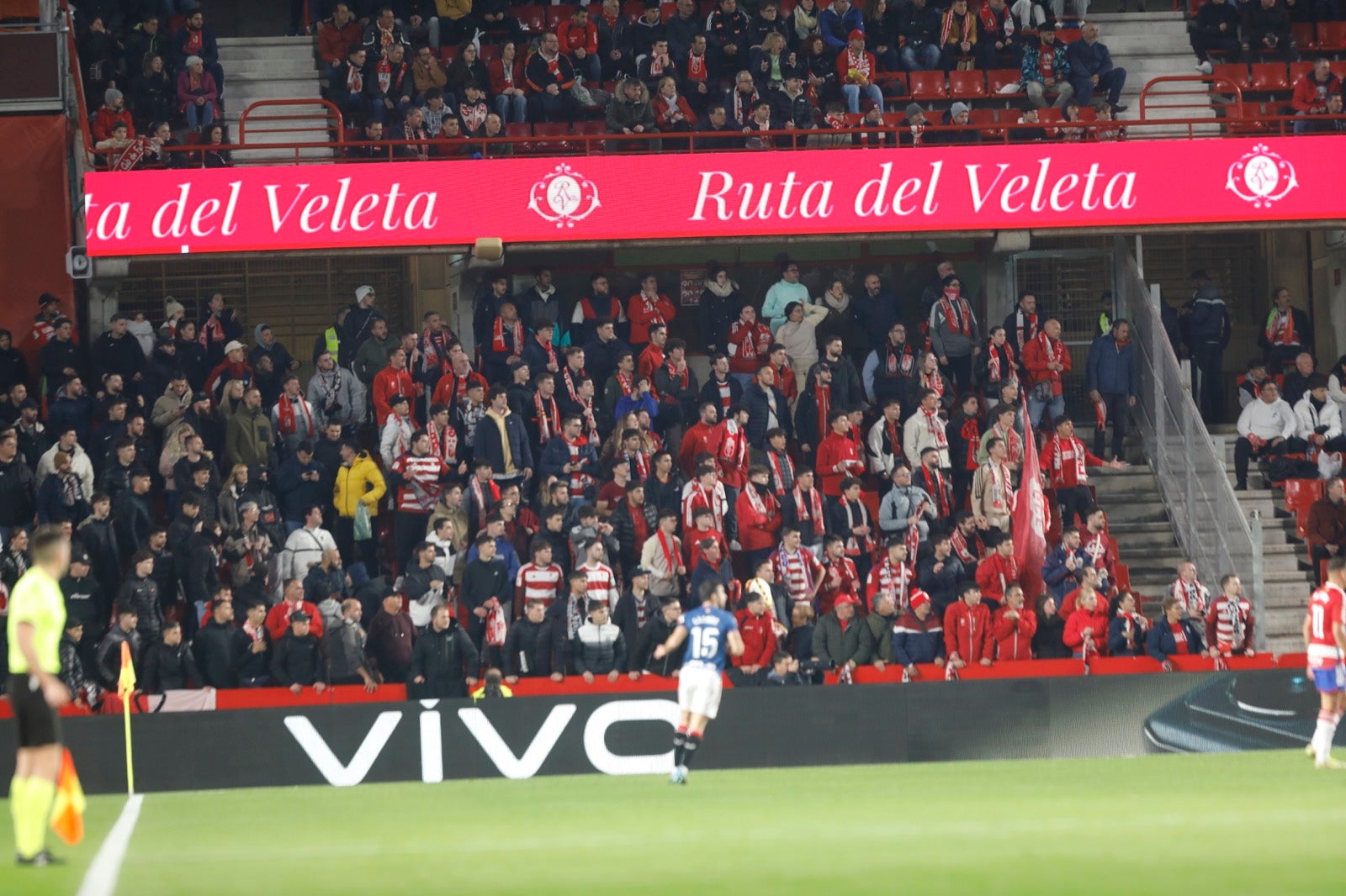 Encuéntrate en la grada en el Granada-Athletic