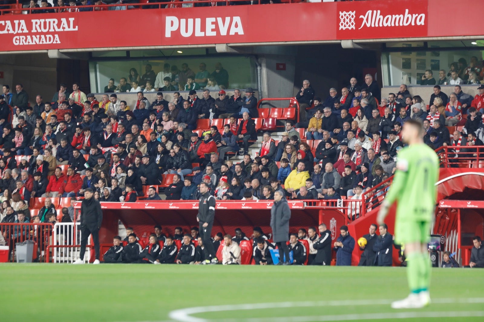 Encuéntrate en la grada en el Granada-Athletic