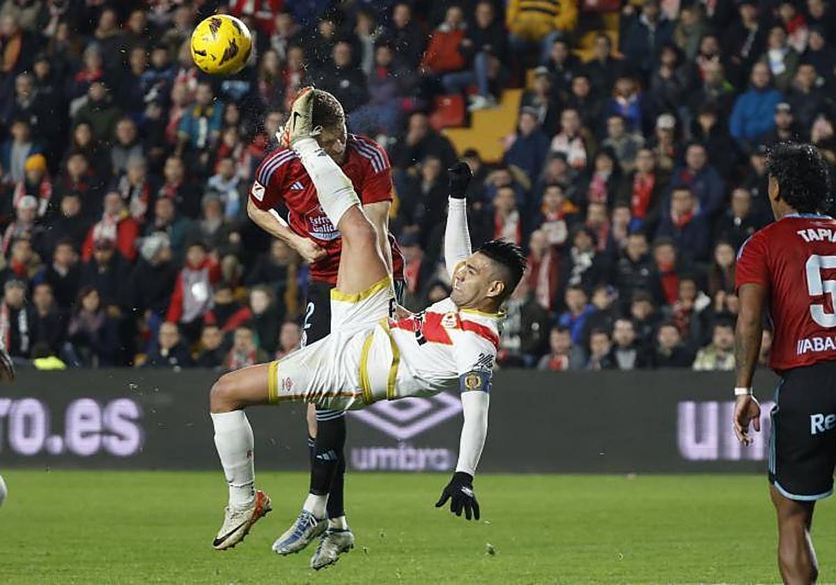 Chilena de Falcao contra el Celta.