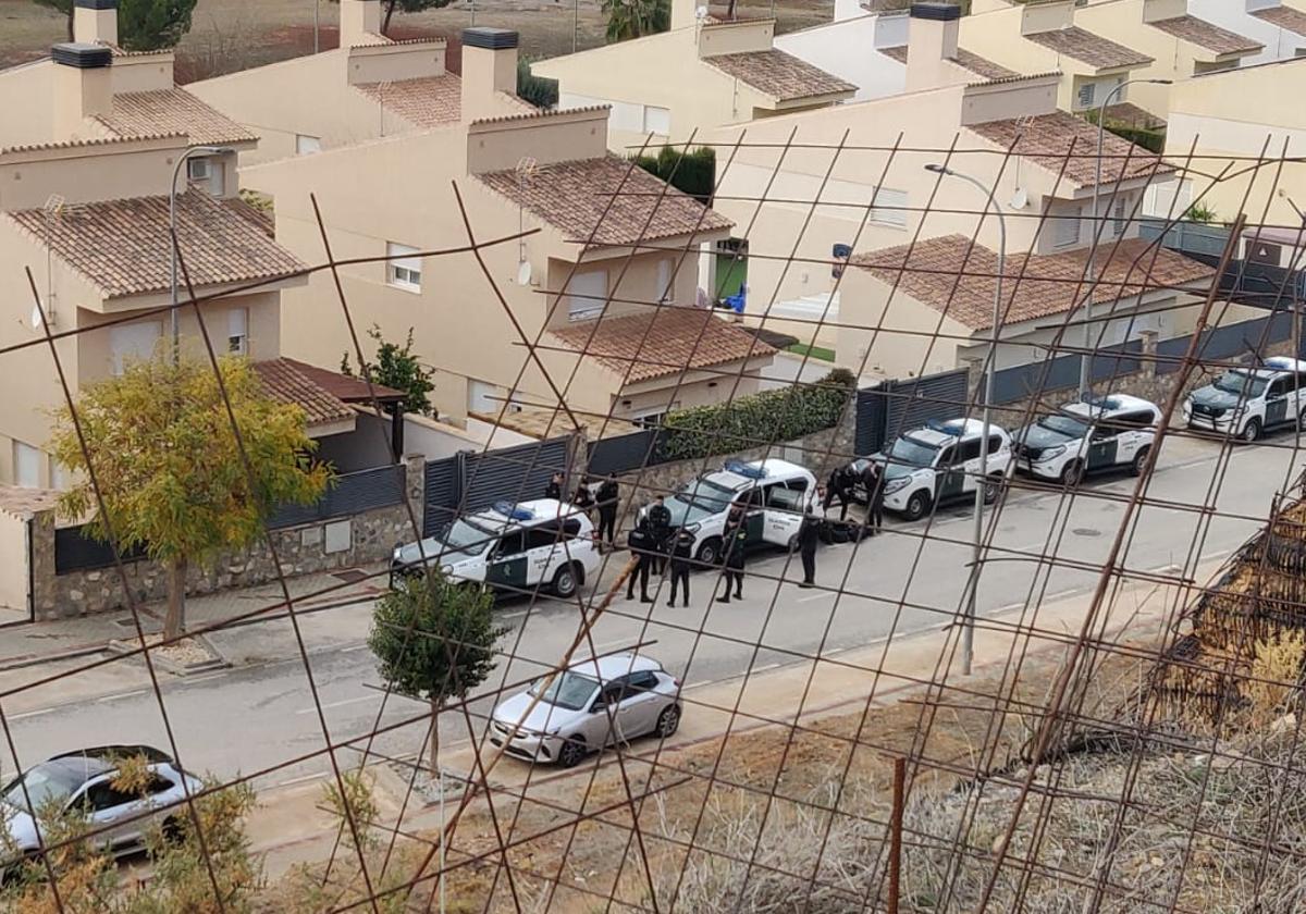 Operación de la Guardia Civil en Otura.