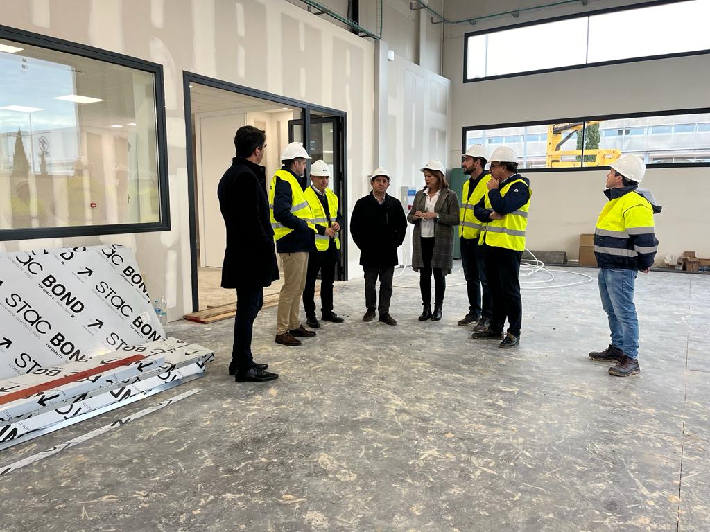 Obras en la Incubadora de Alta Tecnología, que se instala en Geolit.