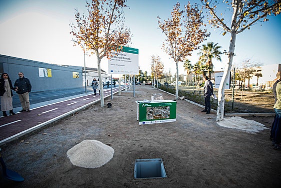 Las imágenes de la primera piedra de la ampliación del metro