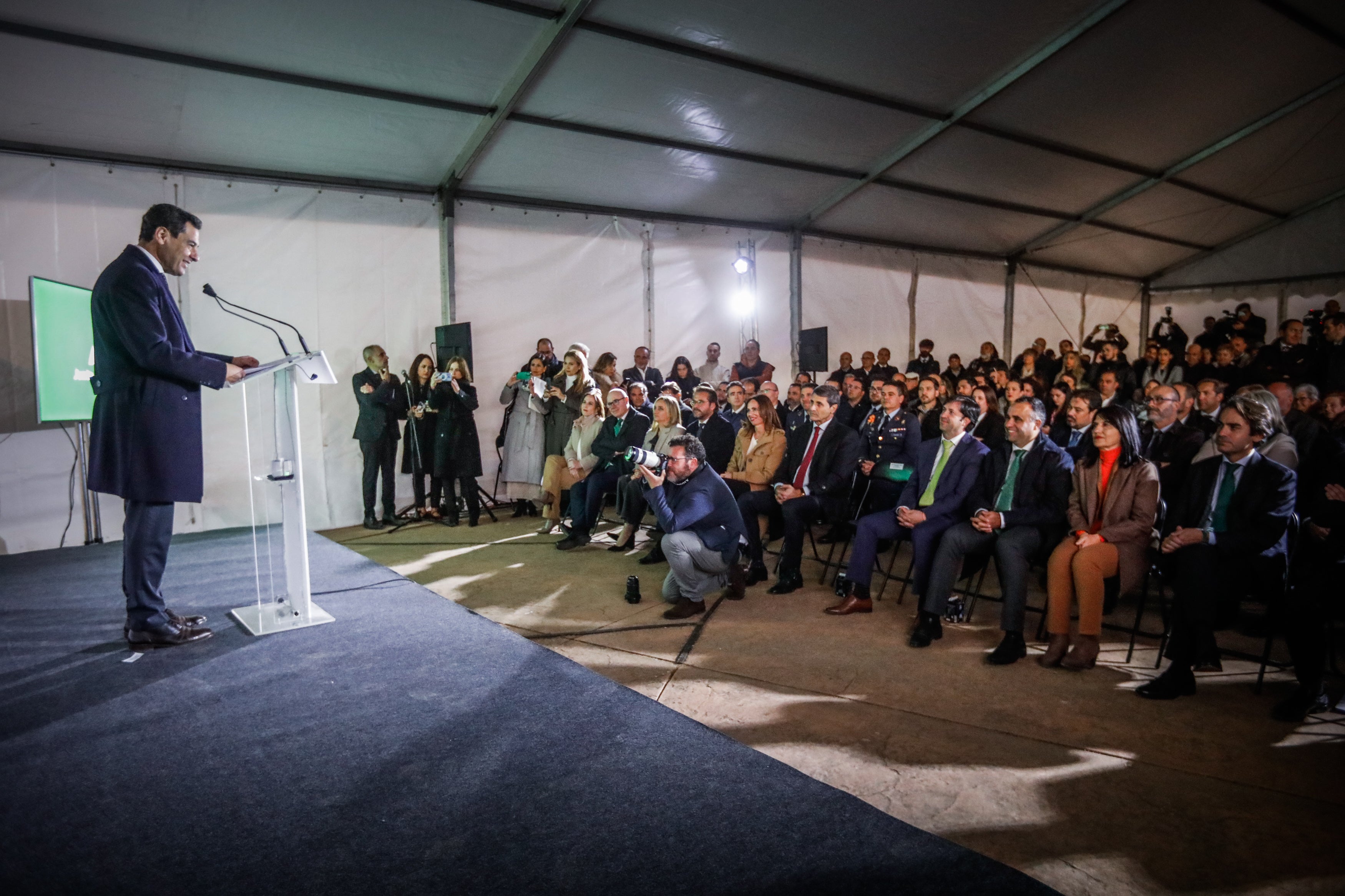 Las imágenes de la primera piedra de la ampliación del metro