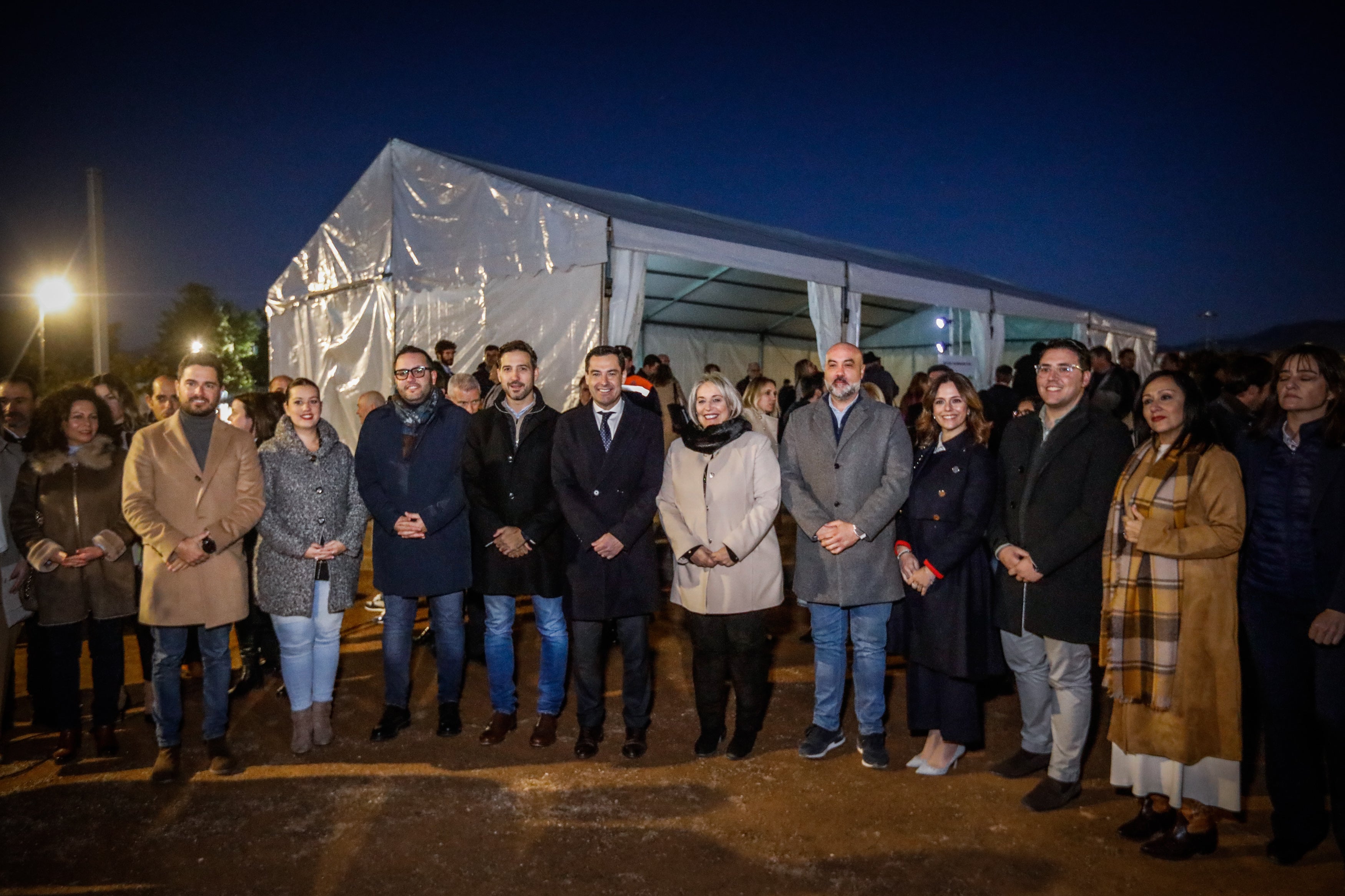 Las imágenes de la primera piedra de la ampliación del metro