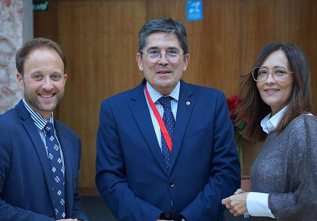 Erik Domínguez, Enrique Castro y Maribel Lozano.