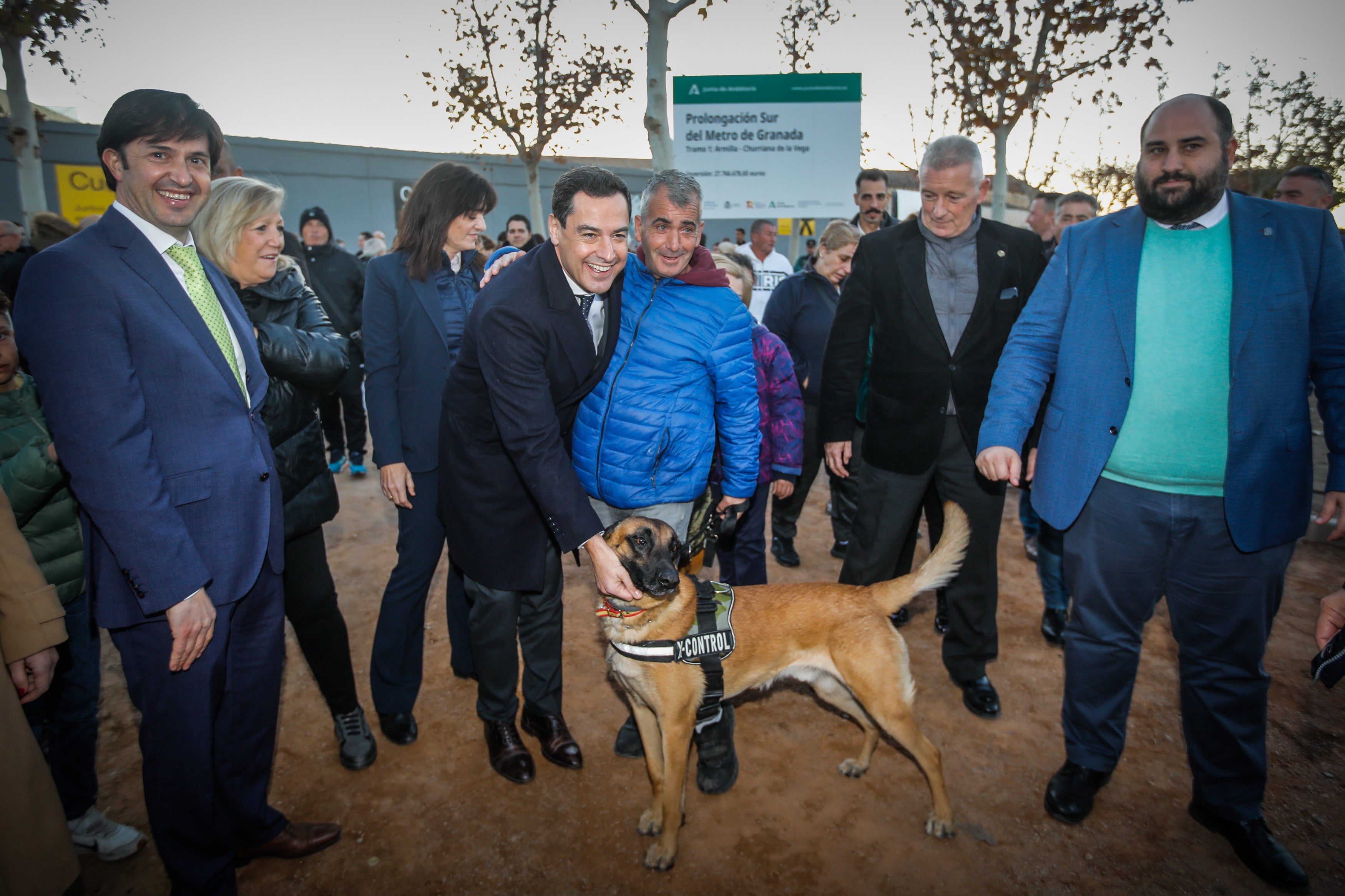 Imagen secundaria 2 - Inauguración de las obras del metro de Churriana.