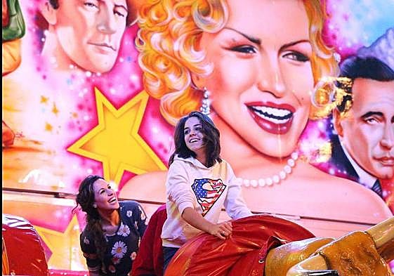 Atracción mecánica en una edición anterior de la feria interactiva, didáctica y del ocio (Feduca).